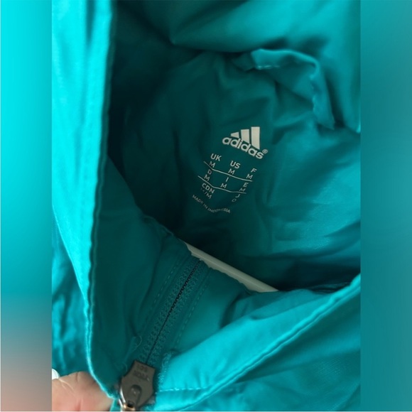 Adidas Teal Windbreaker Jacket - Picture 3 of 3